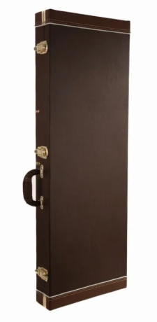 Upstart Electric Guitar Case Brown & Black Hard Shell