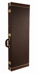 Upstart Electric Guitar Case Brown & Black Hard Shell